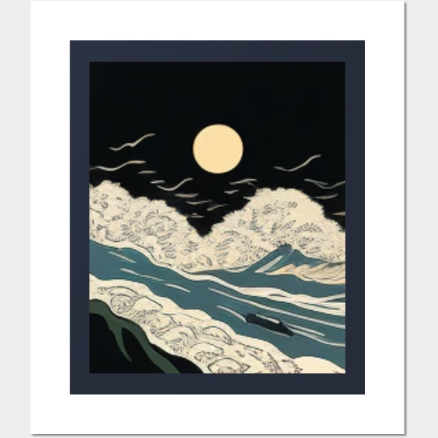 JAPANESE WOODBLOCK PRINT Wall Art by SHAKIR GAUTAMA 